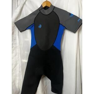 Body Glove Springsuit Wetsuit, YOUTH Unisex MEDIUM Black / Blue